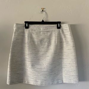 NWT. Loft tweed skirt  size 14.  Lined side zip